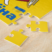 Oekraïense en Kiev - wapenschild, Oekraïense vlag Legpuzzel (Zijkant)