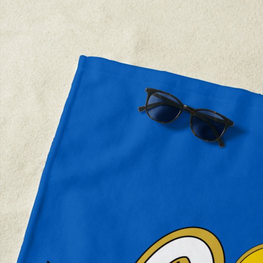 Oekraïense en Kiev - wapenschild, Oekraïense vlag Strandlaken (In situ)