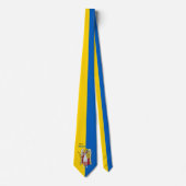 Oekraïense en Kiev - wapenschild, Oekraïense vlag Stropdas (Voorkant)