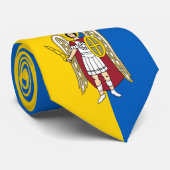 Oekraïense en Kiev - wapenschild, Oekraïense vlag Stropdas (Opgerold)