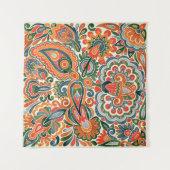 Oekraïense etnische bloem, handgetekende marker. wandkleed (Voorkant (horizontaal))