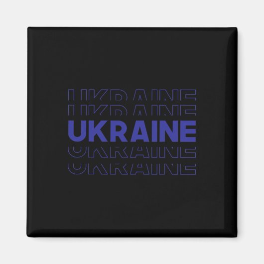 Oekraïense fans magneet (Voorkant)