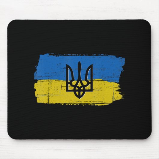  Oekraïense Flag Pride Love Support Muismat (Voorkant)