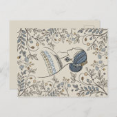 Oekraïense Folk Art Briefkaart -  Bloemen (Voorkant / Achterkant)