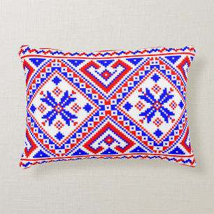 Oekraïense Folk Knoned Pattern Pillow Accent Kussen