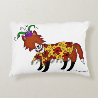 Oekraïense Foxy Loxy Folk Art Accent Kussen