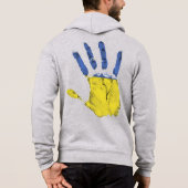 Oekraïense hand hoodie (Achterkant)