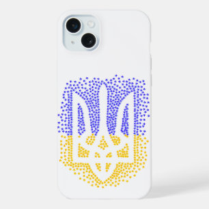 Oekraïense heraldiek drietand tryzub verspreidende iPhone 15 plus case