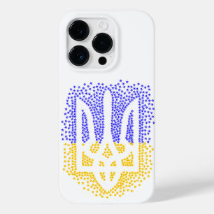 Oekraïense heraldiek drietand tryzub verstrooiing Case-Mate iPhone 14 pro hoesje