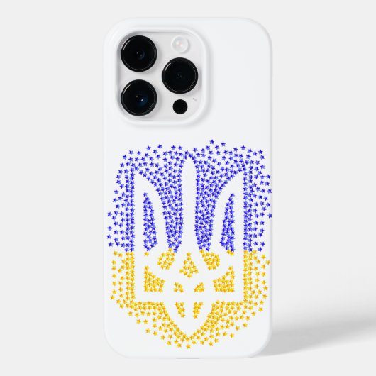 Oekraïense heraldiek drietand tryzub verstrooiing Case-Mate iPhone case (Achterkant)