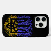 Oekraïense heraldiek drietand tryzub verstrooiing Case-Mate iPhone case (Achterkant (horizontaal))