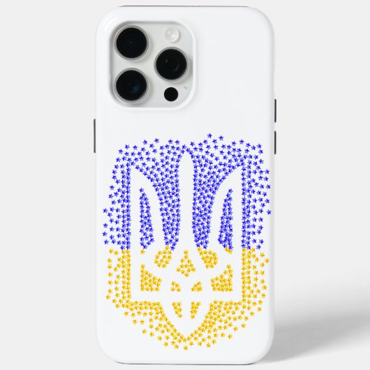 Oekraïense heraldiek drietand tryzub verstrooiing Case-Mate iPhone case (Achterkant)