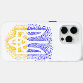 Oekraïense heraldiek drietand tryzub verstrooiing Case-Mate iPhone case (Achterkant (horizontaal))