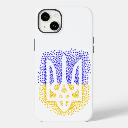 Oekraïense heraldiek drietand tryzub verstrooiing Case-Mate iPhone case (Achterkant)