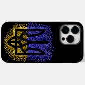 Oekraïense heraldiek drietand tryzub verstrooiing  Case-Mate iPhone case (Achterkant (horizontaal))