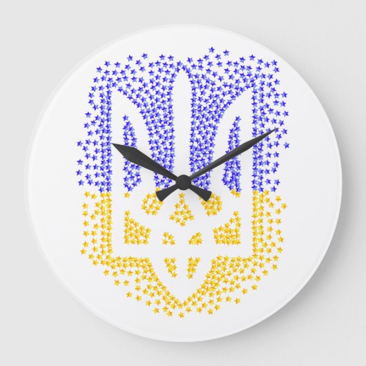 Oekraïense heraldiek drietand tryzub verstrooiing grote klok (Voorkant)