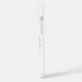 Oekraïense heraldiek drietand tryzub verstrooiing iPhone hoesje (Linkerkant)