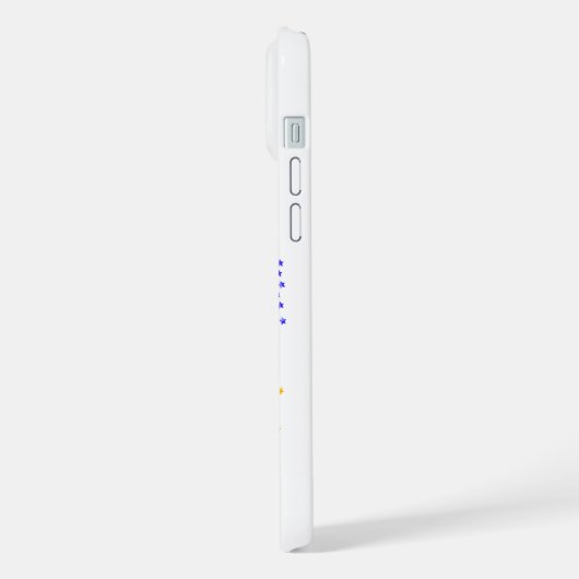 Oekraïense heraldiek drietand tryzub verstrooiing iPhone hoesje (Linkerkant)