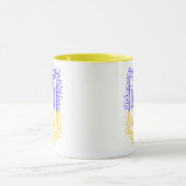 Oekraïense heraldiek drietand tryzub verstrooiing  mok (Midden)