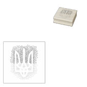 Oekraïense heraldiek drietand tryzub verstrooiing  rubberstempel (Gestempeld)