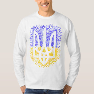 Oekraïense heraldiek drietand tryzub verstrooiing  t-shirt