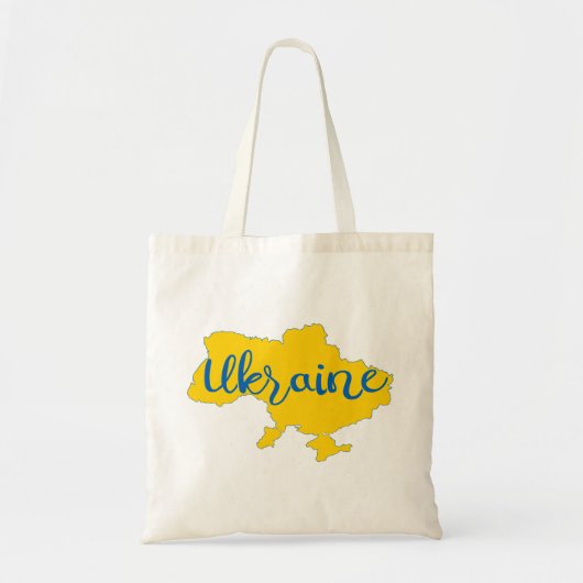 Oekraïense kaart en briefing tote bag (Voorkant)