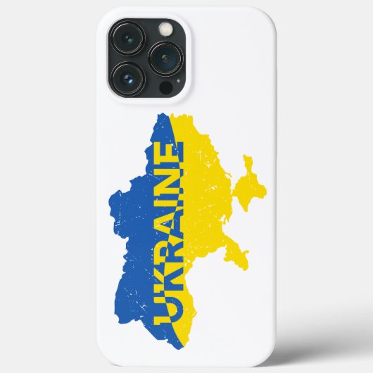 Oekraïense kaart. Oekraïense vlag. Oekraïne Case-Mate iPhone Case (Achterkant)