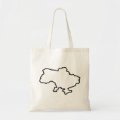 Oekraïense kaart tote bag (Voorkant)