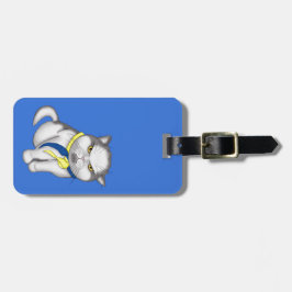 Oekraïense kat bagagelabel