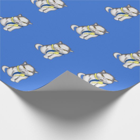 Oekraïense kat cadeaupapier (Hoek)