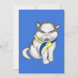 Oekraïense kat kaart