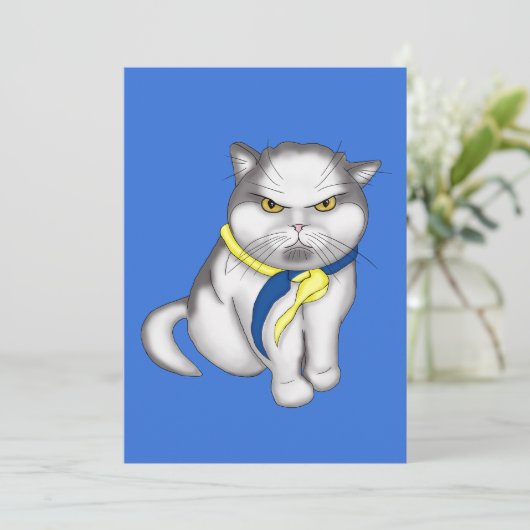 Oekraïense kat kaart (Staand voorkant)