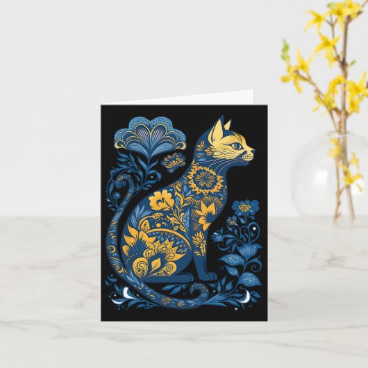 Oekraïense kattenbloem  Oekraïense vlag en Vysh Kaart (Gele Bloem)