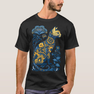 Oekraïense kattenbloem  Oekraïense vlag en Vysh T-shirt