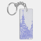 Oekraïense kerk sleutelhanger (Voorkant Links)