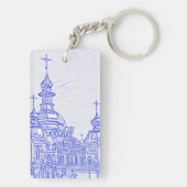 Oekraïense kerk sleutelhanger (achterkant)