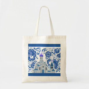 Oekraïense kerken van het Sierkussen Kiev Tote Bag