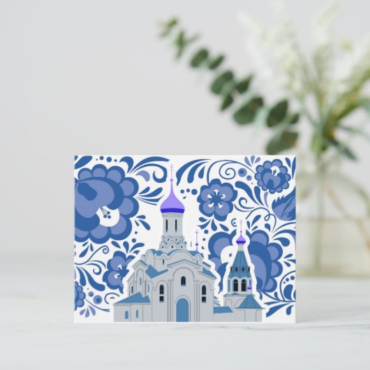 Oekraïense Kerken van Kiev Postkaart  (Staand voorkant)