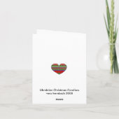 Oekraïense kerst Carollers Feestdagen Kaart (Achterkant)