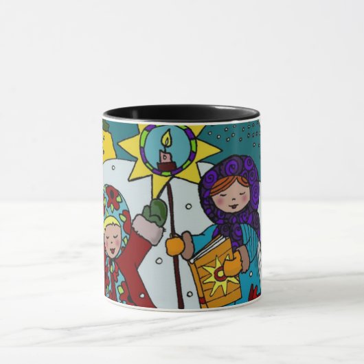 Oekraïense kerstCarolers Mok (Midden)