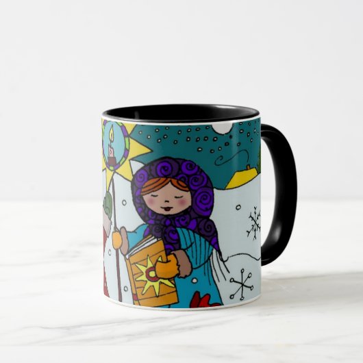 Oekraïense kerstCarolers Mok (Voorkant rechts)