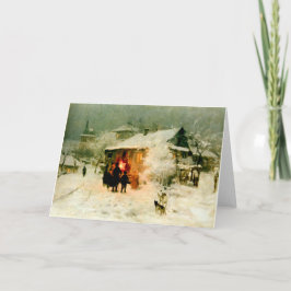 Oekraïense Kerstmis Carolers Feestdagen Kaart