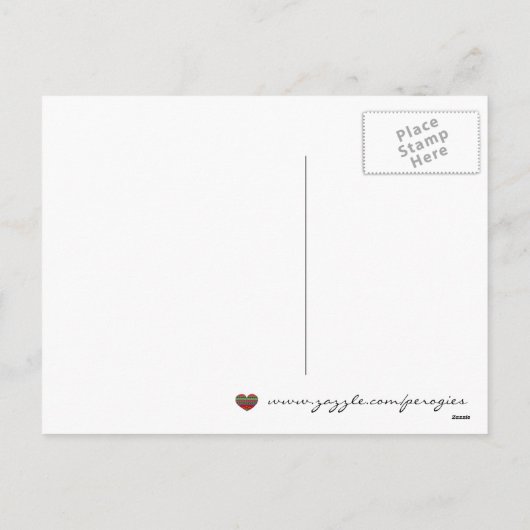 Oekraïense Kerstmis - Personaliseren Feestdagenkaart (Achterkant)