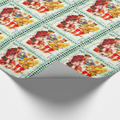 Oekraïense kerstster & Didukh Cadeaupapier (Hoek)