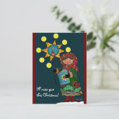 Oekraïense Kerstster Feestdagenkaart (Staand voorkant)