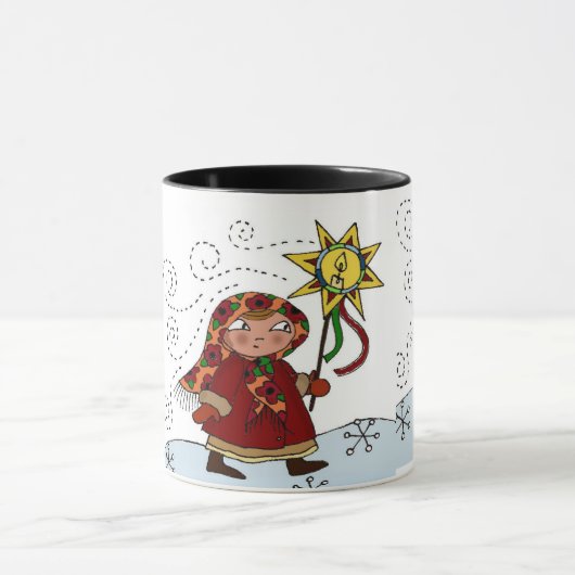 Oekraïense kerstster mok (Midden)