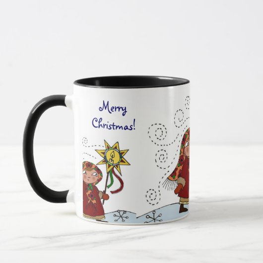 Oekraïense kerstster mok (Links)