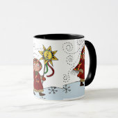 Oekraïense kerstster mok (Voorkant rechts)