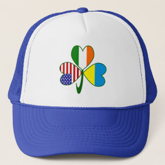 Oekraïense Klaverblad Vlag Trucker Pet