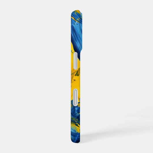 Oekraïense kleuren Abstract _ iphone case iPhone 16 Hoesje (Rechterkant)